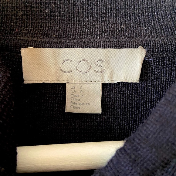 Hoodie cardigan COS sweater with pockets - Picture 3 of 3